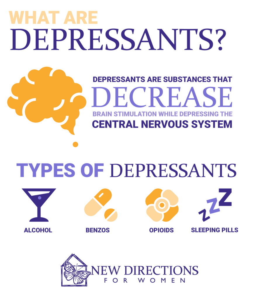 types of depressants drugs